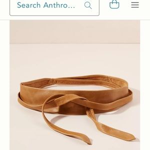 Anthropologie ADA wrap leather belt